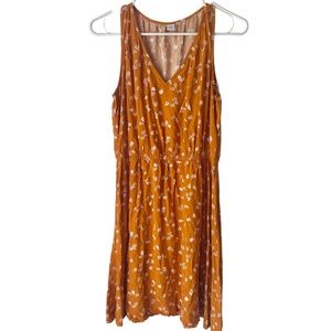 Old Navy | Mustard Yellow Floral Print Mini Sundress